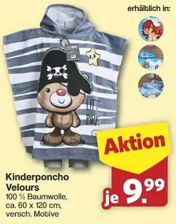 Famila Nord West Kinderponcho Velours Angebot