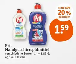 tegut Pril handgeschirrspülmittel Angebot