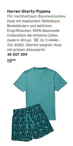 Tchibo Herren-shorty-pyjama Angebot