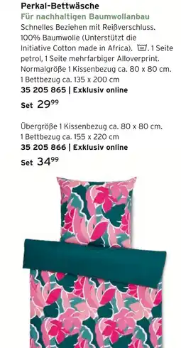 Tchibo Perkal-bettwäsche Angebot