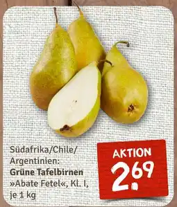 nahkauf Grüne tafelbirnen Angebot