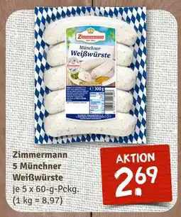 nahkauf Zimmermann 5 münchner weißwürste Angebot