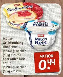 nahkauf Müller grießpudding himbeere Angebot