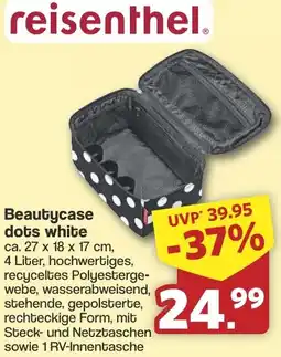 Famila Nord West Reisenthel Beautycase dots white Angebot