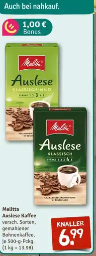 nahkauf Melitta auslese kaffee Angebot