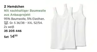 Tchibo 2 hemdchen Angebot