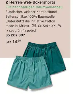 Tchibo 2 herren-web-boxershorts Angebot