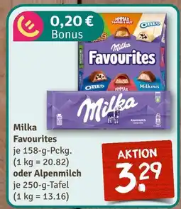 nahkauf Milka favourites oder alpenmilch Angebot