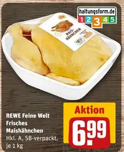 REWE Rewe feine welt frisches maishähnchen Angebot