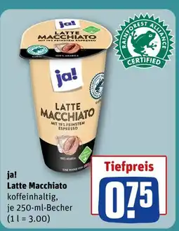 REWE Ja! latte macchiato Angebot