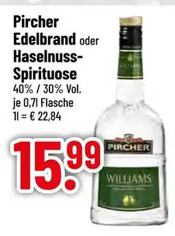 trinkgut Pircher edelbrand oder haselnuss-spirituose Angebot
