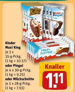 REWE Kinder maxi king Angebot