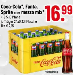 trinkgut Coca-cola coca-cola, fanta, sprite oder mezzo mix Angebot