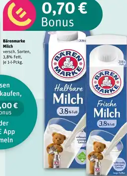 REWE Bärenmarke halbare milch Angebot