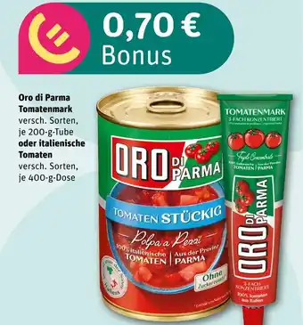 REWE Oro di parma tomatenmark Angebot