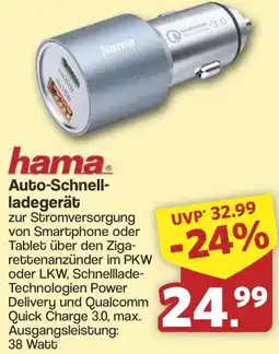 Famila Nord West hama Auto-Schnellladegerät Angebot