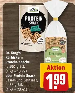 REWE Dr. karg's kürbiskern protein-knäck Angebot