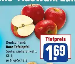 REWE Rote tafeläpfel Angebot