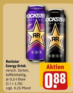 REWE Rockstar energy drink Angebot