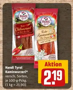 REWE Handl tyrol tiroler chiliwurzerl Angebot