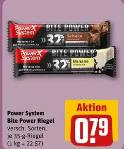 REWE Power system bite power riegel Angebot
