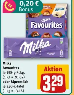 REWE Milka favourites Angebot