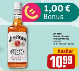 REWE Jim beam kentucky straight bourbon whiskey Angebot