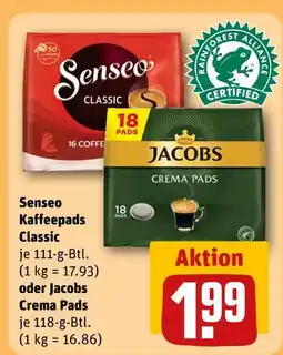 REWE Senseo senseo kaffeepads classic Angebot