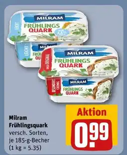 REWE Milram frühlingsquark Angebot