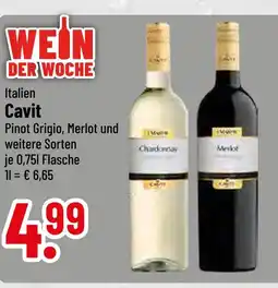 trinkgut Cavit pinot grigio oder merlot Angebot