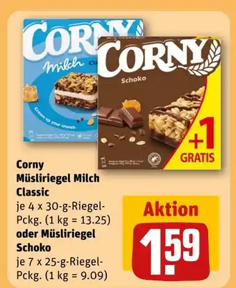 REWE Corny müsliriegel milch classic Angebot