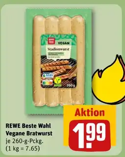 REWE Rewe beste wahl vegane bratwurst Angebot