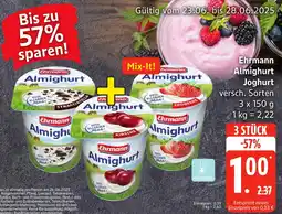 Edeka Ehrmann almighurt joghurt Angebot