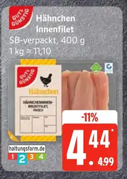 Edeka Gutes gewissen hähnchen innenfilet Angebot
