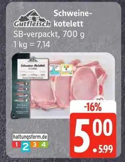 Edeka Gutfleisch schweinekotelett Angebot