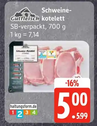 Edeka Gutfleisch schweinekotelett Angebot