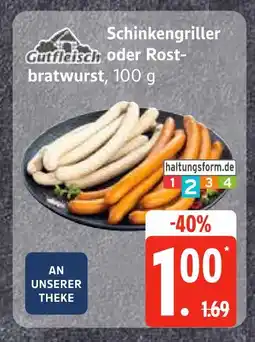 Edeka Gutfleisch schinkengriller Angebot