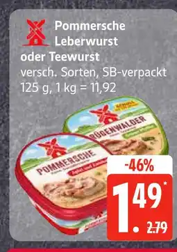 Edeka Pommersche leberwurst Angebot
