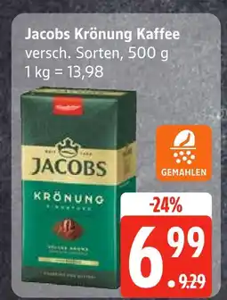 Edeka Jacobs krönung kaffee Angebot