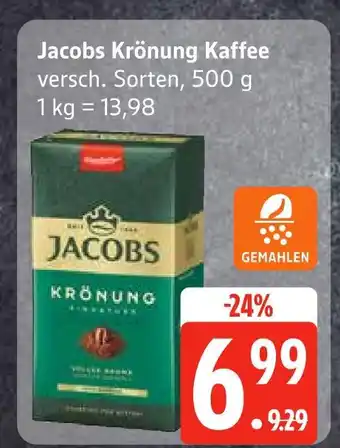 Edeka Jacobs krönung kaffee Angebot