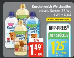 Edeka Kuschelweich weichspüler Angebot