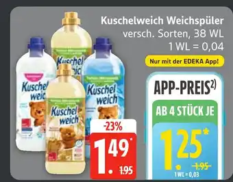 Edeka Kuschelweich weichspüler Angebot