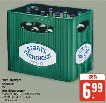 nah & gut Staatl. fachingen heilwasser oder mineralwasser Angebot
