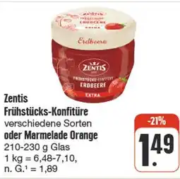 nah & gut Zentis frühstücks-konfitüre Angebot