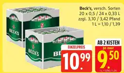 Edeka Beck's beck's Angebot
