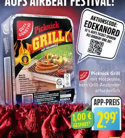 Edeka Gut & günstig picknick grill mit holzkohle Angebot