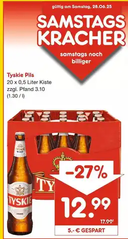 Netto Marken-Discount Tyskie pils Angebot