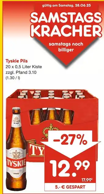 Netto Marken-Discount Tyskie pils Angebot