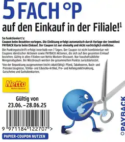 Netto Marken-Discount Payback 5 fach °p Angebot