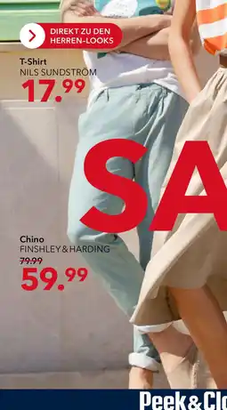Peek & Cloppenburg Hamburg FINSHLEY & HARDING Chino Angebot